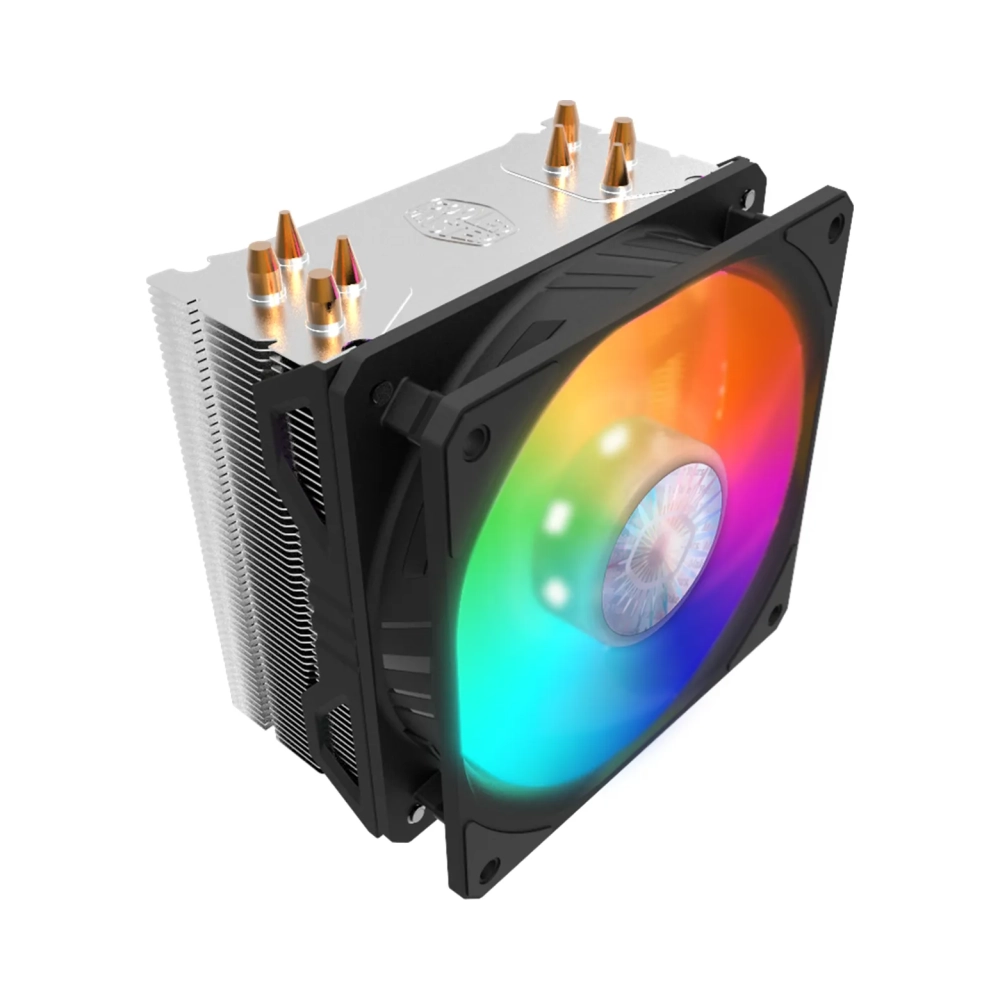 cooler master hyper 212 spectrum v2 air cooler 12 cm 650 rpm 1800 rpm 62 cfm black