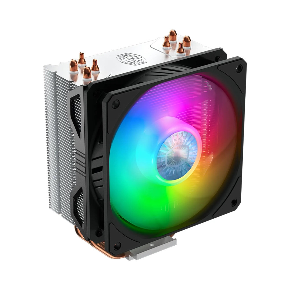 cooler master hyper 212 spectrum v2 air cooler 12 cm 650 rpm 1800 rpm 62 cfm black
