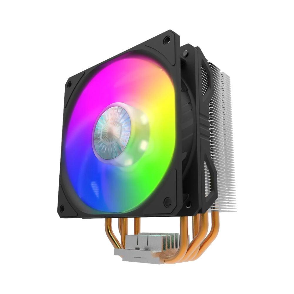 cooler master hyper 212 spectrum v2 air cooler 12 cm 650 rpm 1800 rpm 62 cfm black