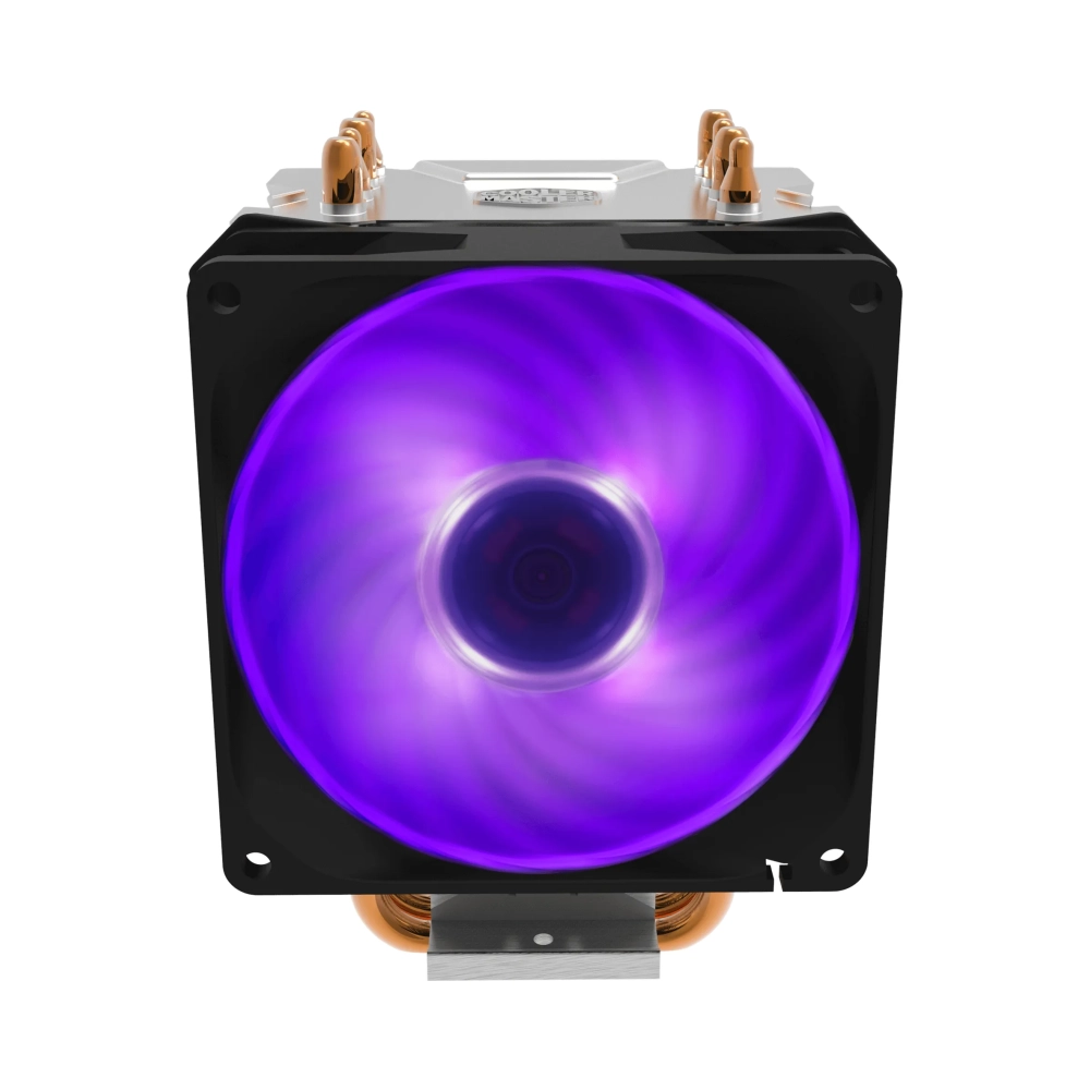 cooler master hyper h410r rgb processor cooler 92 cm lga 1150 socket h3lga 1151 socket h4lga 1155 socket h2lga 1156 socket hlga 1366 600 rpm 2000 rpm