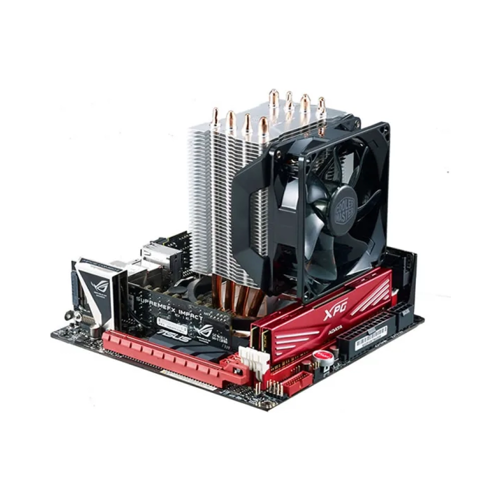 cooler master hyper h411r processor cooler 92 cm lga 1150 socket h3lga 1151 socket h4lga 1155 socket h2lga 1156 socket hlga 1366 600 rpm 2000 rpm