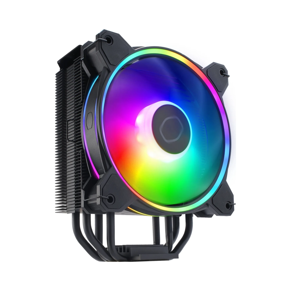 cooler master hyper 212 halo black air cooler 650 rpm 2050 rpm 27 db 5188 cfm black