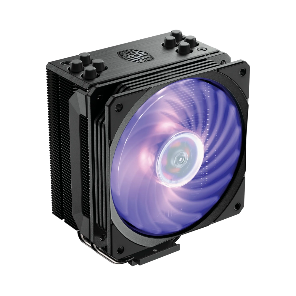cooler master hyper 212 rgb black edition wlga1700 cooler 12 cm 650 rpm 2000 rpm 30 db 59 cfm