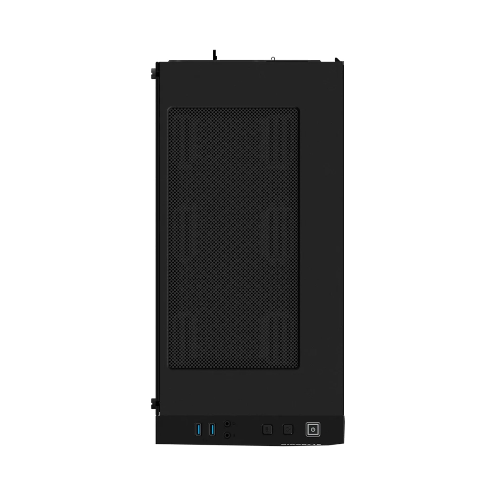 gigabyte c200 midi tower pc glass plastic steel black atx micro atx mini itx 165 cm