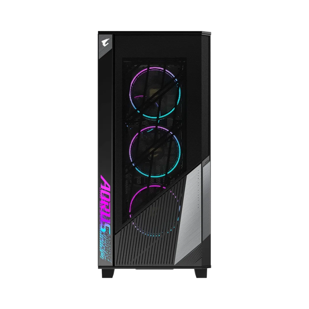 gigabyte gb ac500g midi tower pc black atx eatx micro atx mini itx glass plastic steel gaming