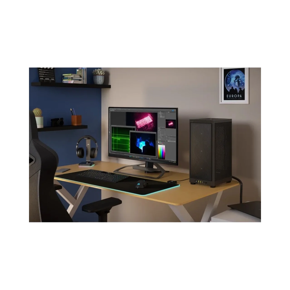 corsair 2000d airflow small form factor sff pc black mini itx mesh 9 cm