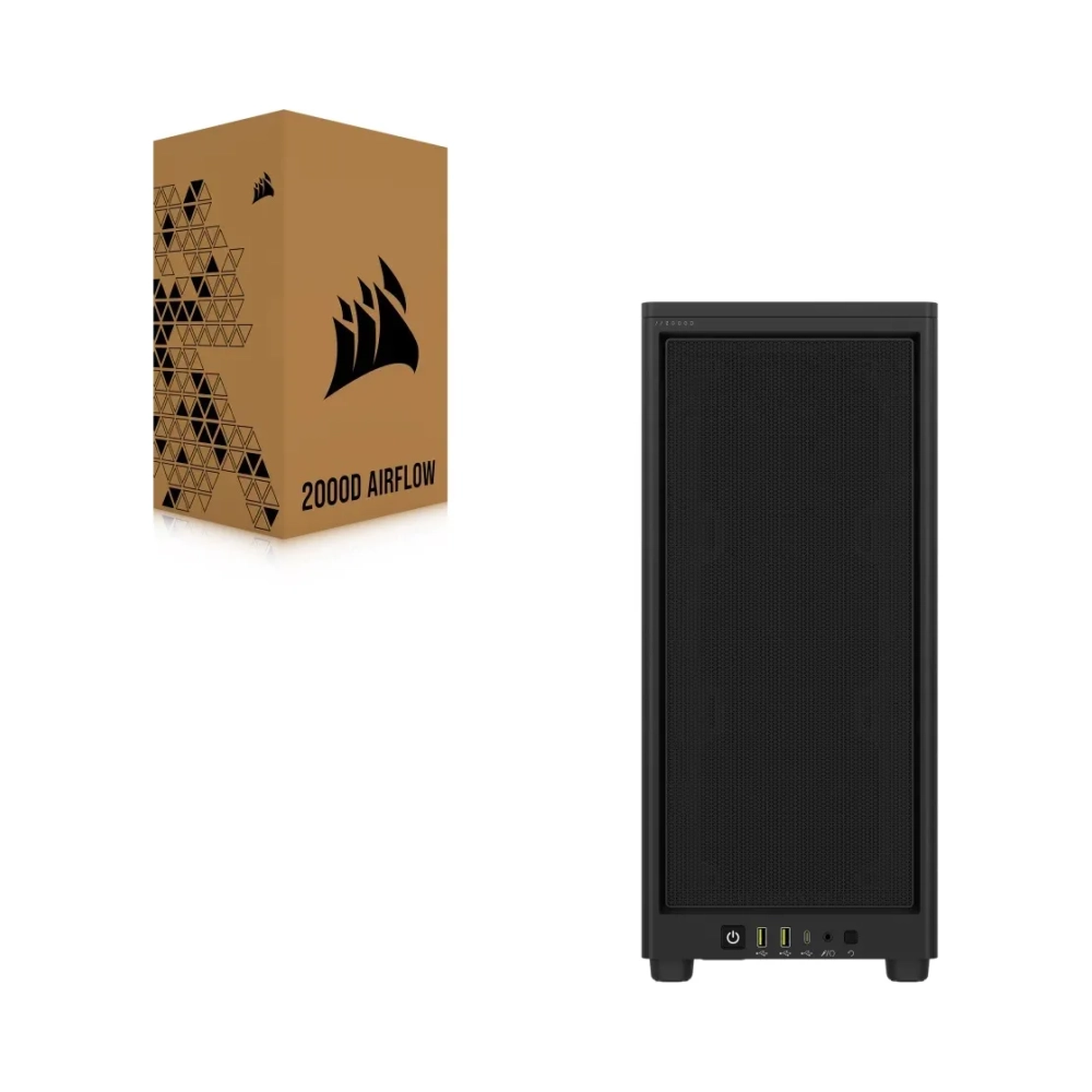 corsair 2000d airflow small form factor sff pc black mini itx mesh 9 cm