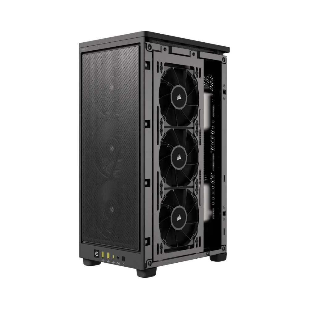 corsair 2000d airflow small form factor sff pc black mini itx mesh 9 cm