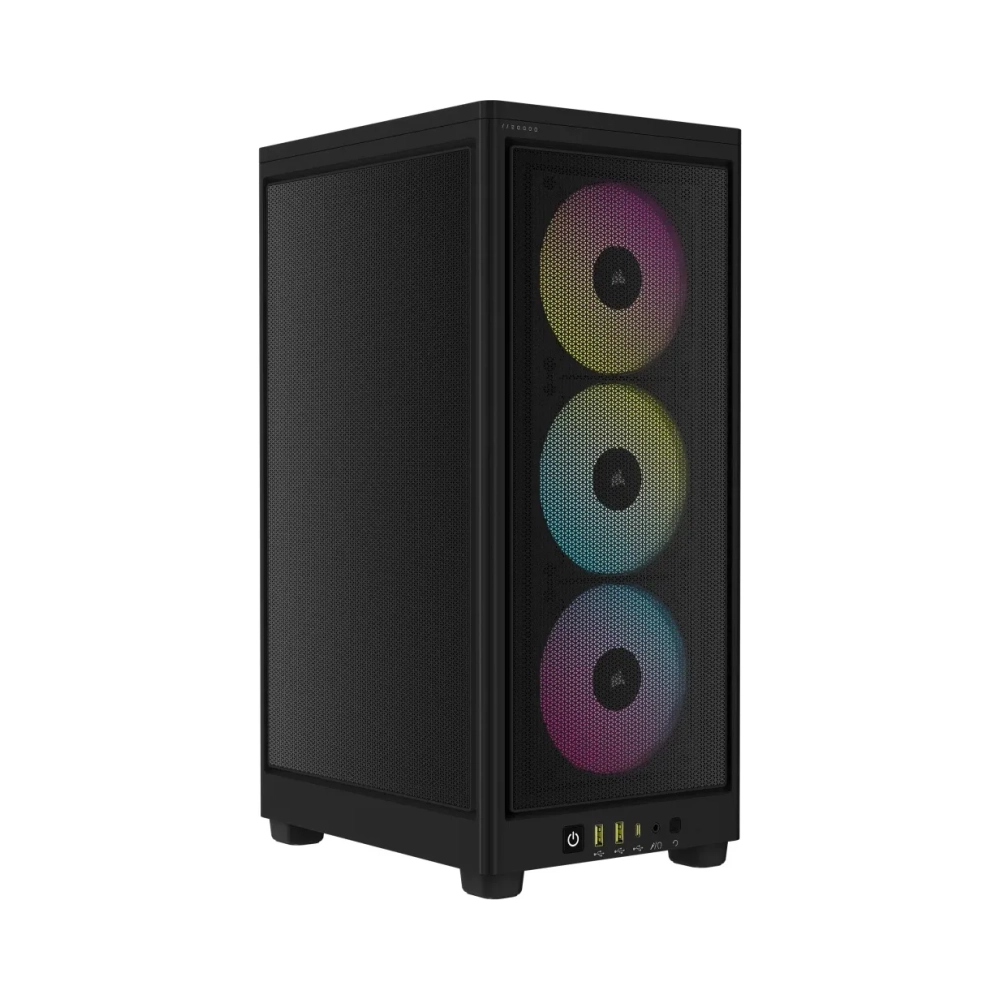 corsair 2000d rgb airflow small form factor sff pc black mini itx mesh multi