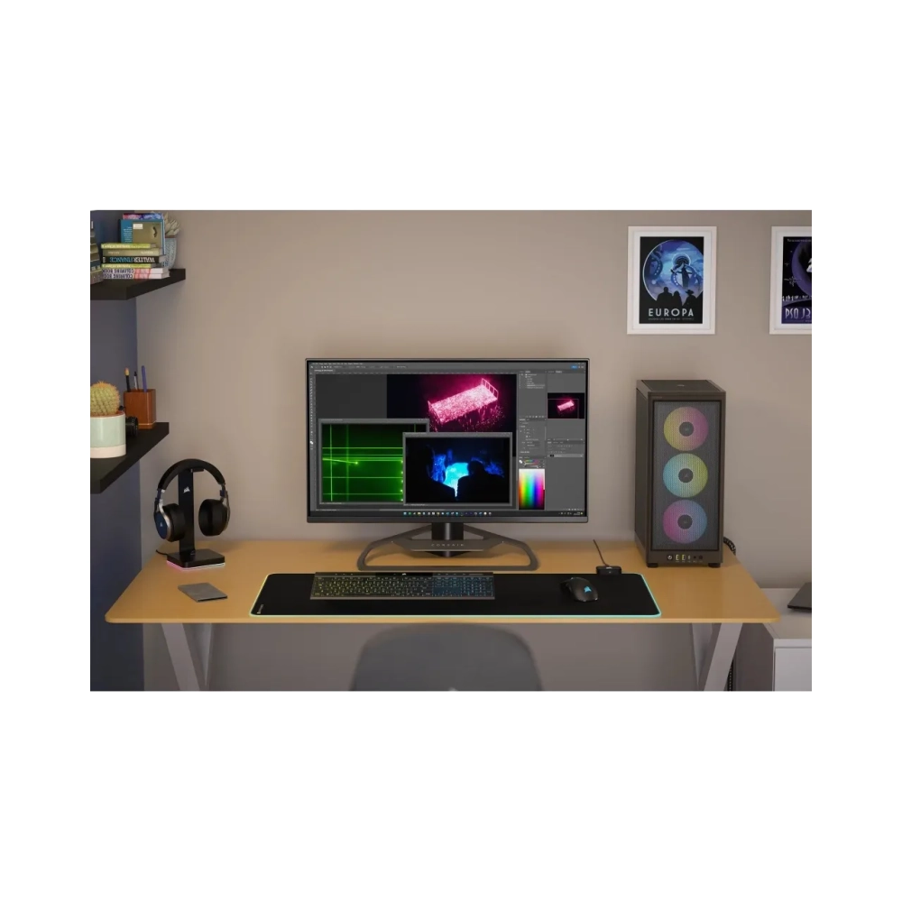 corsair 2000d rgb airflow small form factor sff pc black mini itx mesh multi