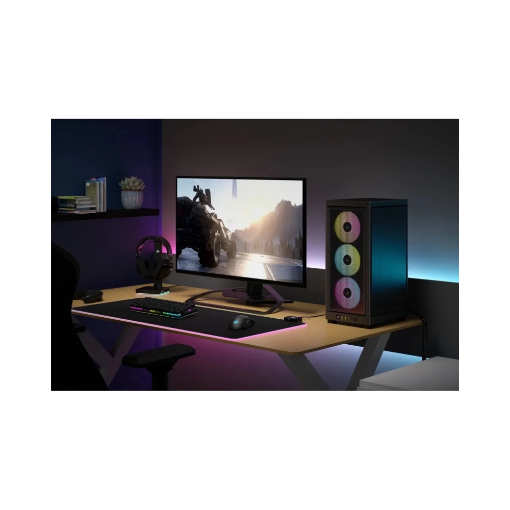 corsair 2000d rgb airflow small form factor sff pc black mini itx mesh multi