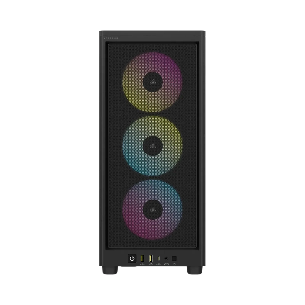 corsair 2000d rgb airflow small form factor sff pc black mini itx mesh multi
