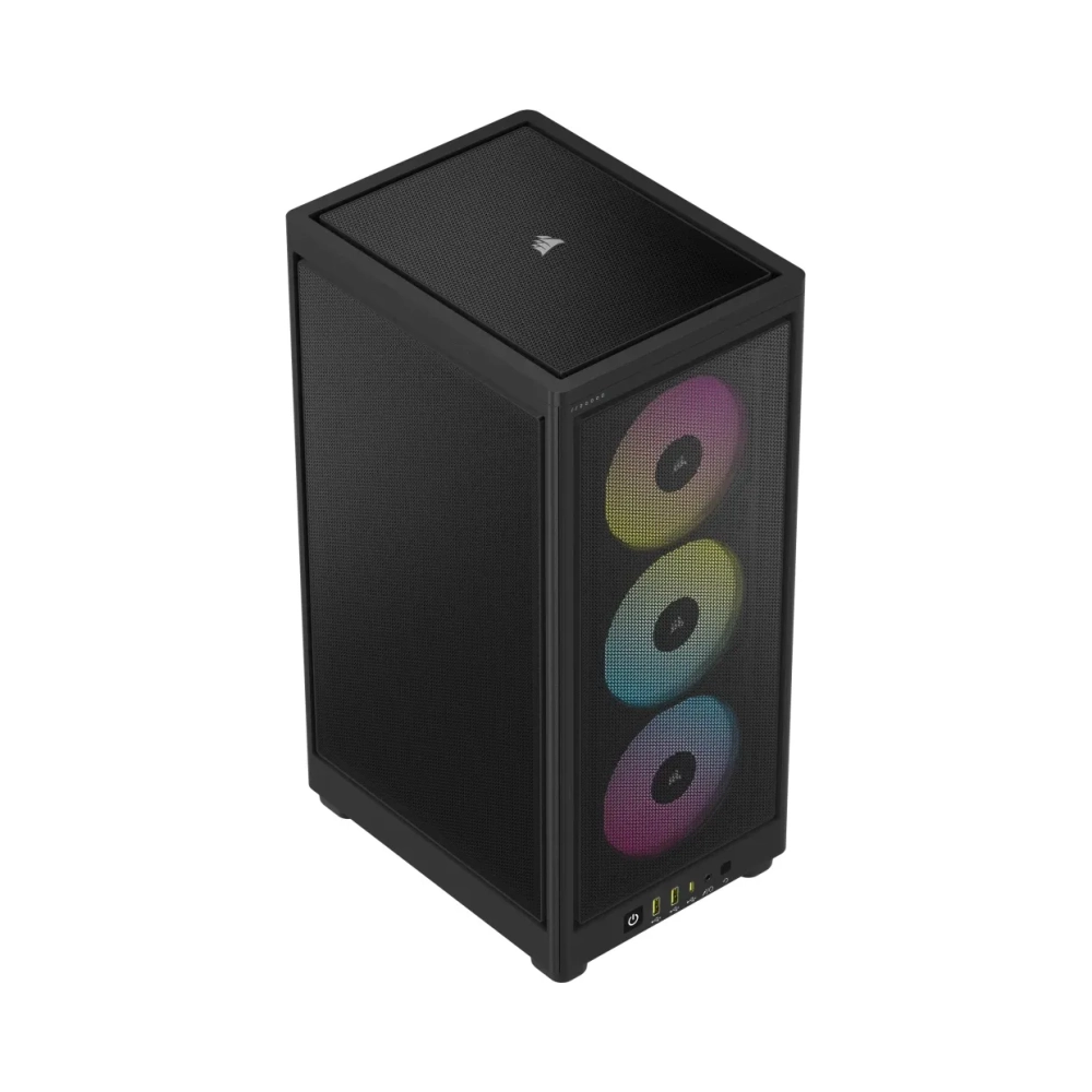 corsair 2000d rgb airflow small form factor sff pc black mini itx mesh multi