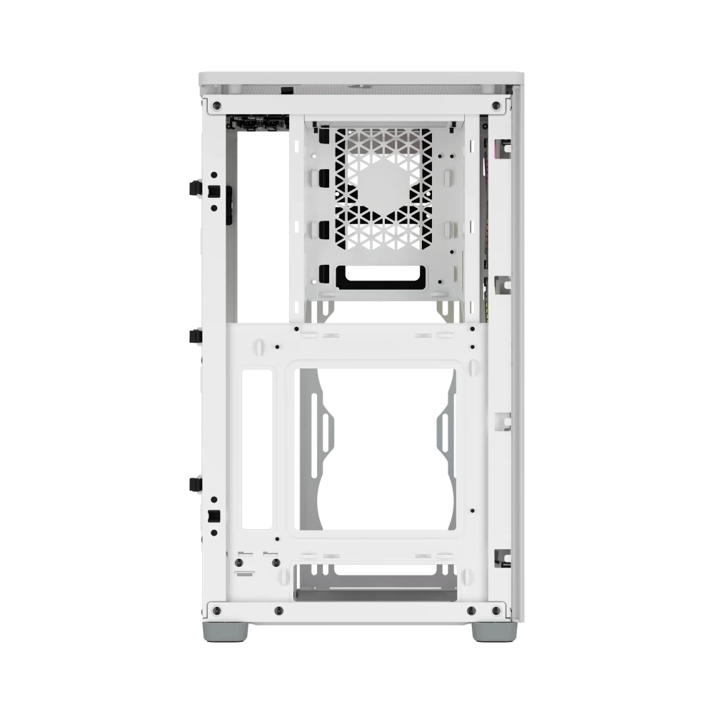 corsair 2000d rgb airflow small form factor sff pc white mini itx mesh tempered glass multi