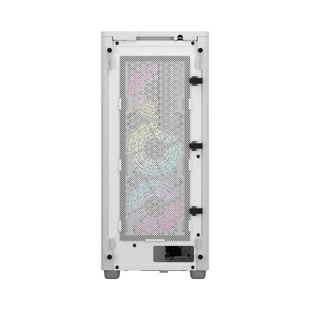 corsair 2000d rgb airflow small form factor sff pc white mini itx mesh tempered glass multi