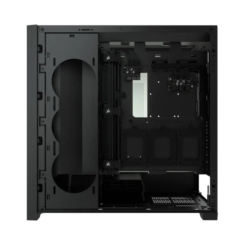 corsair icue 5000x rgb midi tower pc plastic steel tempered glass black atxeatxitx gaming