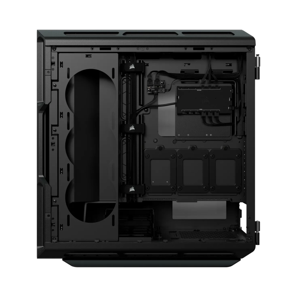 corsair cc 9011230 ww midi tower pc black atx homeoffice blue green red