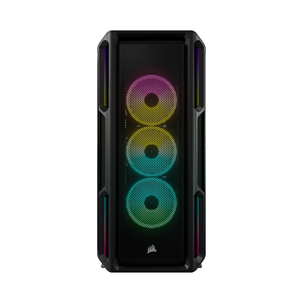corsair cc 9011230 ww midi tower pc black atx homeoffice blue green red