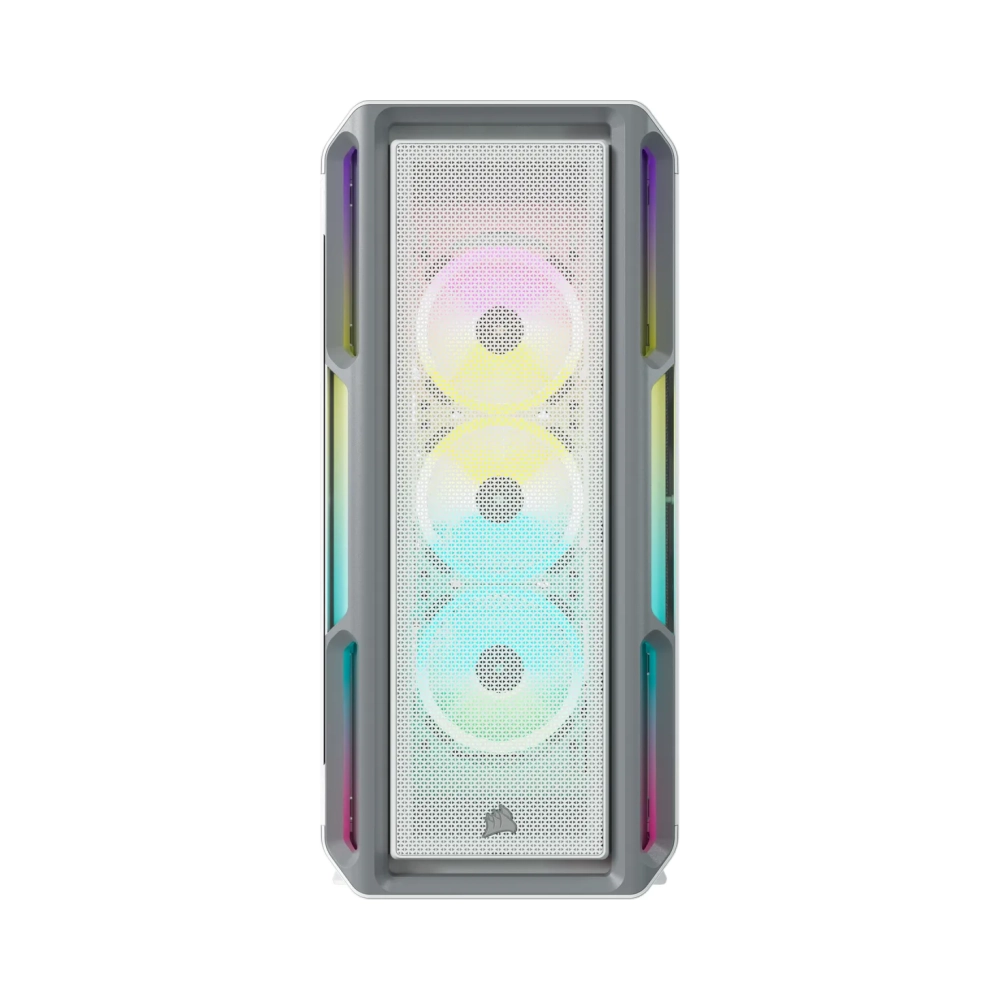 corsair icue 5000t rgb midi tower pc white atx eatx micro atx gaming multi
