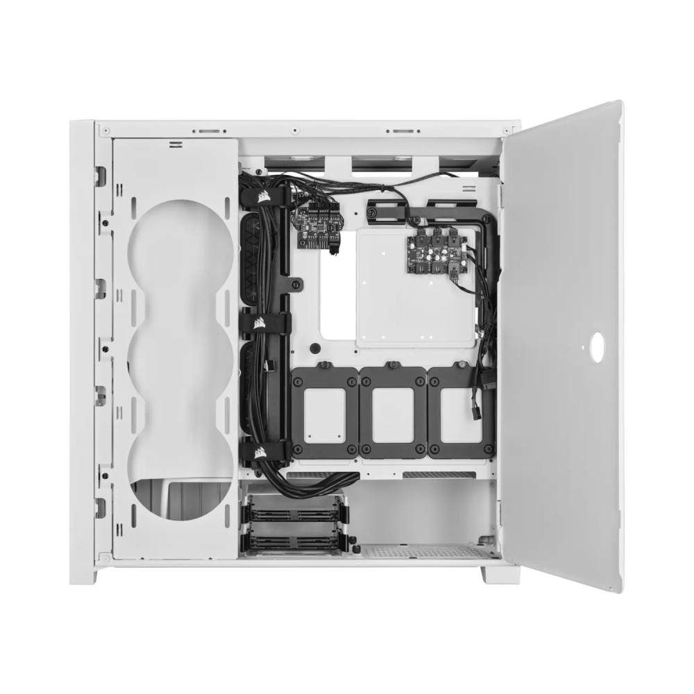 corsair 5000x rgb ql edition midi tower pc white atx gaming multi