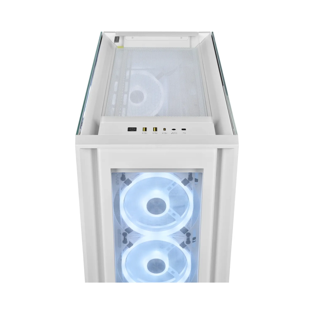 corsair 5000x rgb ql edition midi tower pc white atx gaming multi