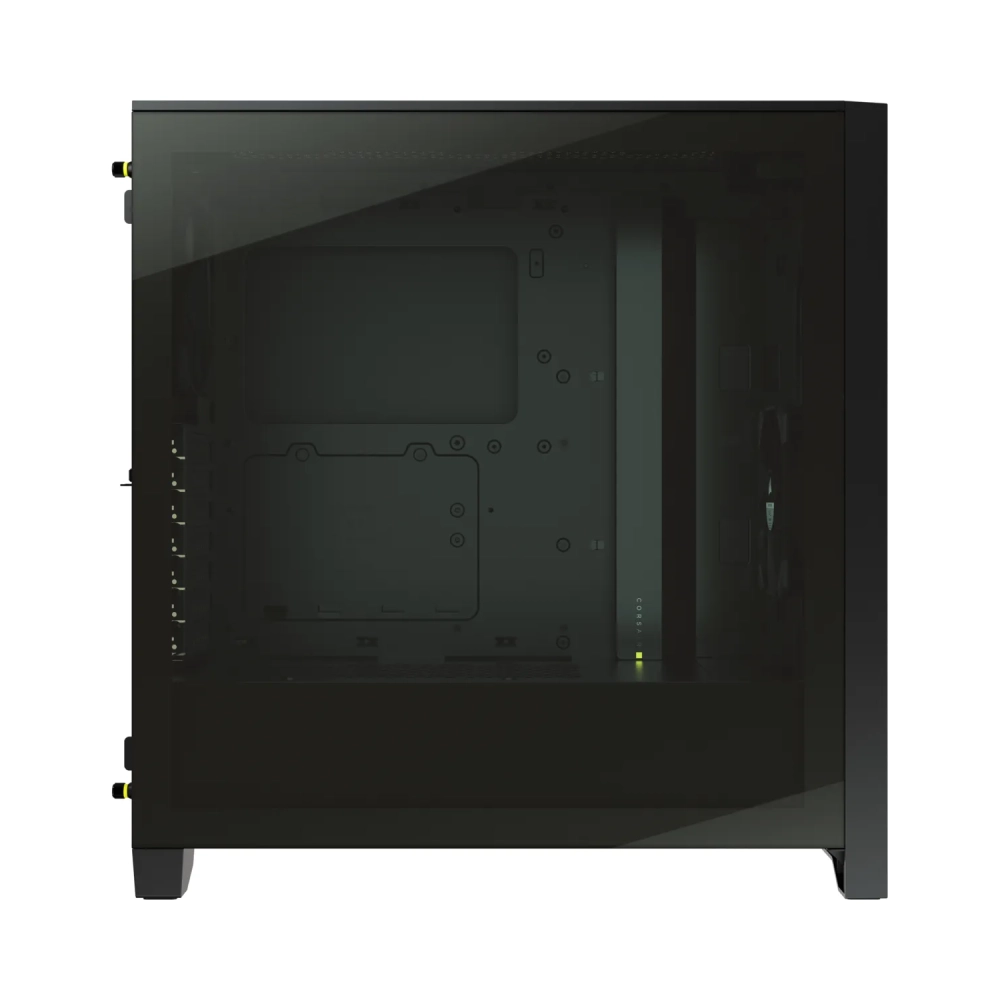 corsair 4000d rgb midi tower pc black atx plastic steel tempered glass 17 cm