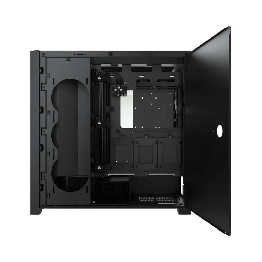 corsair 5000d airflow midi tower pc plastic steel tempered glass black atxeatxitx gaming