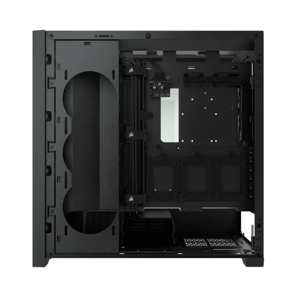 corsair 5000d airflow midi tower pc plastic steel tempered glass black atxeatxitx gaming