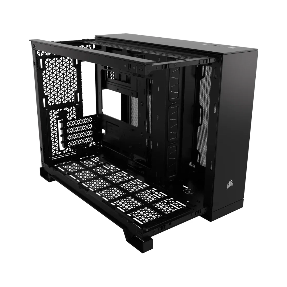 corsair 2500x midi tower pc black atx 18 cm 40 cm