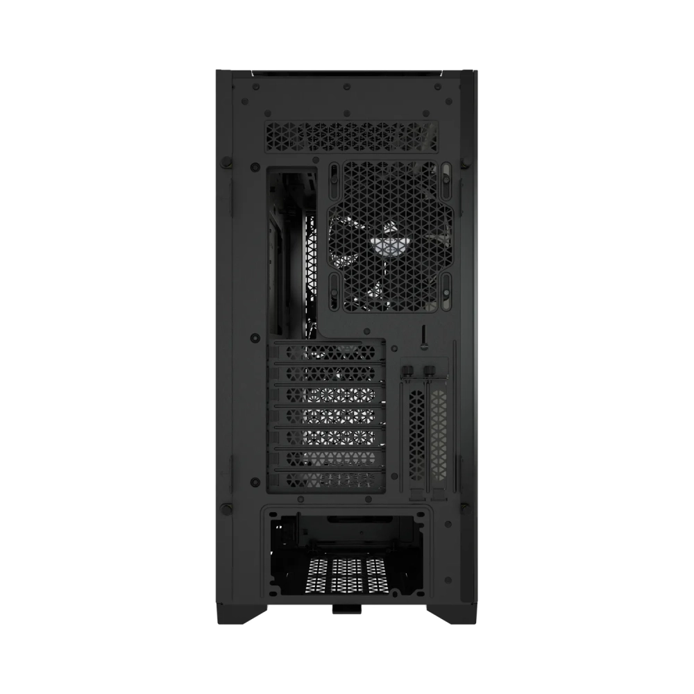corsair 5000d rgb midi tower pc black atx plastic steel tempered glass 17 cm
