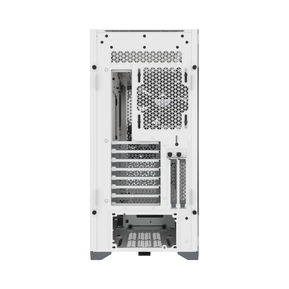 corsair 5000d rgb midi tower pc white atx plastic steel tempered glass 17 cm
