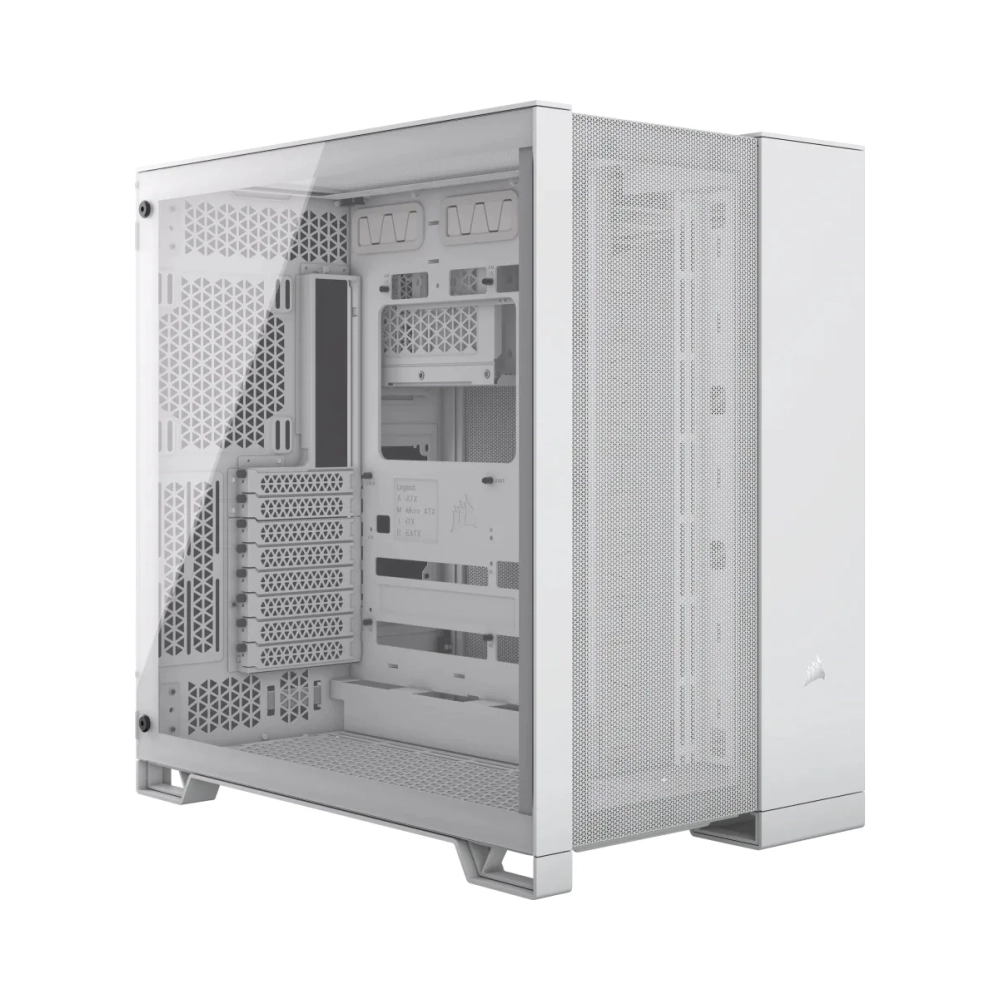 corsair 6500d airflow midi tower pc white atx 19 cm 40 cm