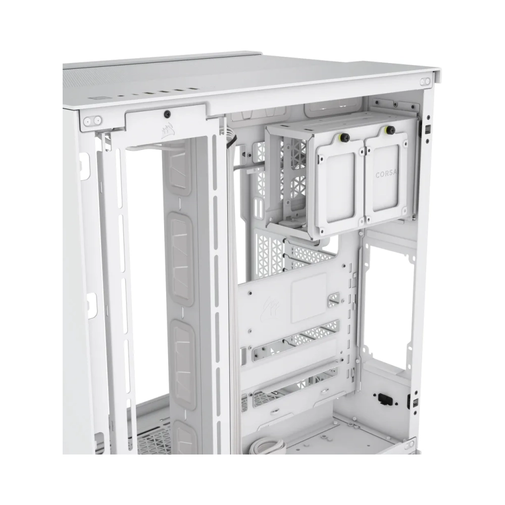 corsair 6500d airflow midi tower pc white atx 19 cm 40 cm