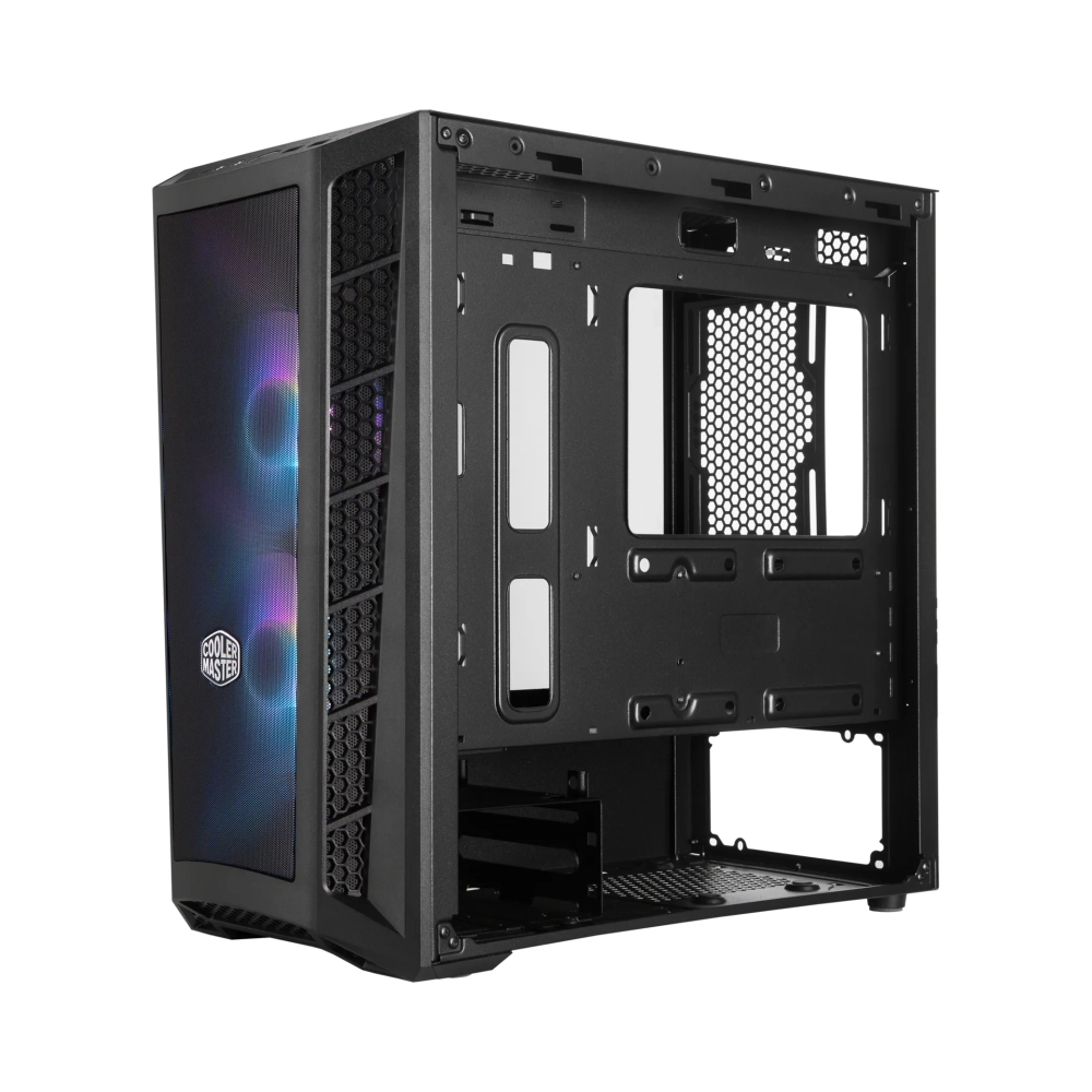 cooler master masterbox mb311l argb mini tower pc meshplastictempered glass black micro atxmini itx 22 cm