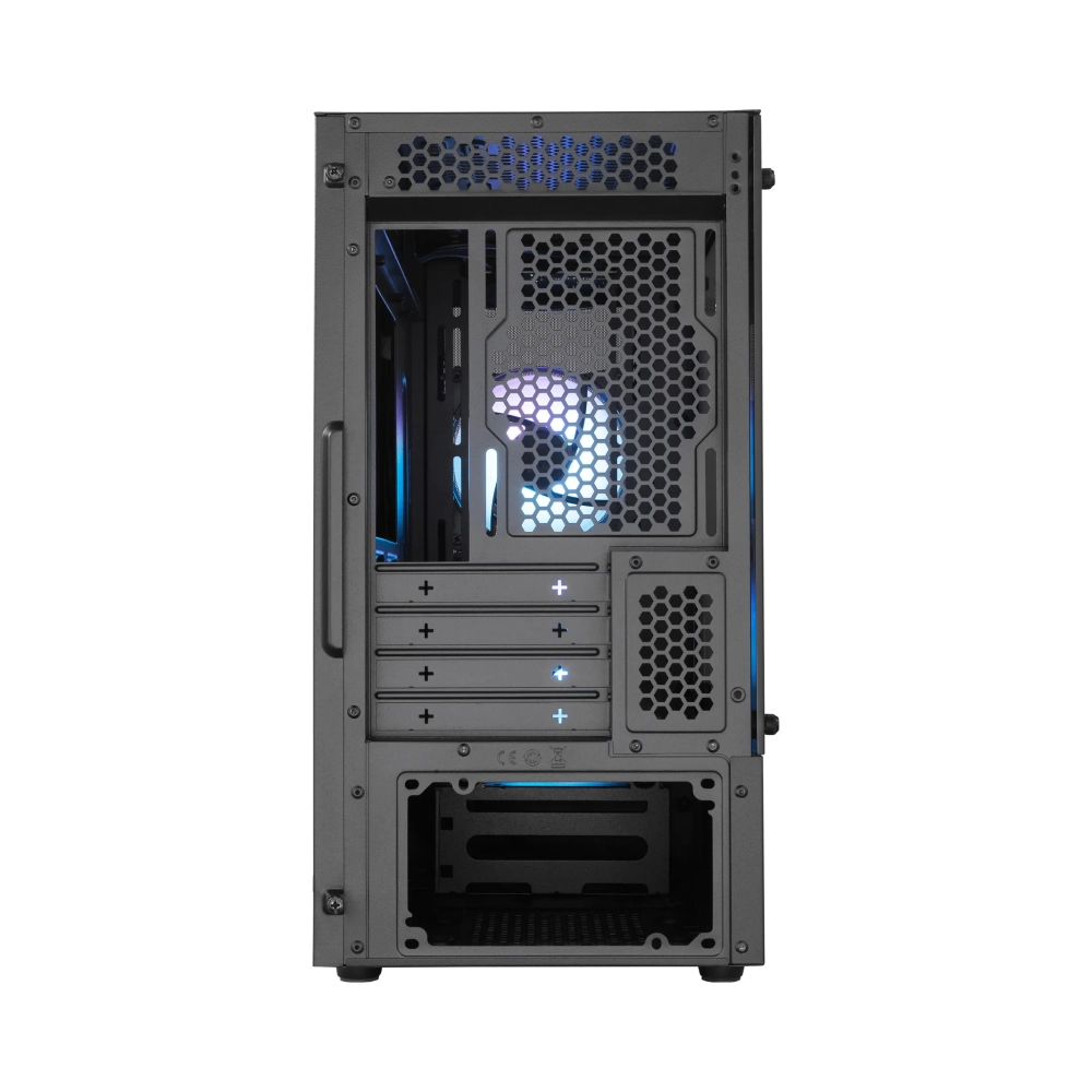 cooler master masterbox mb311l argb mini tower pc meshplastictempered glass black micro atxmini itx 22 cm