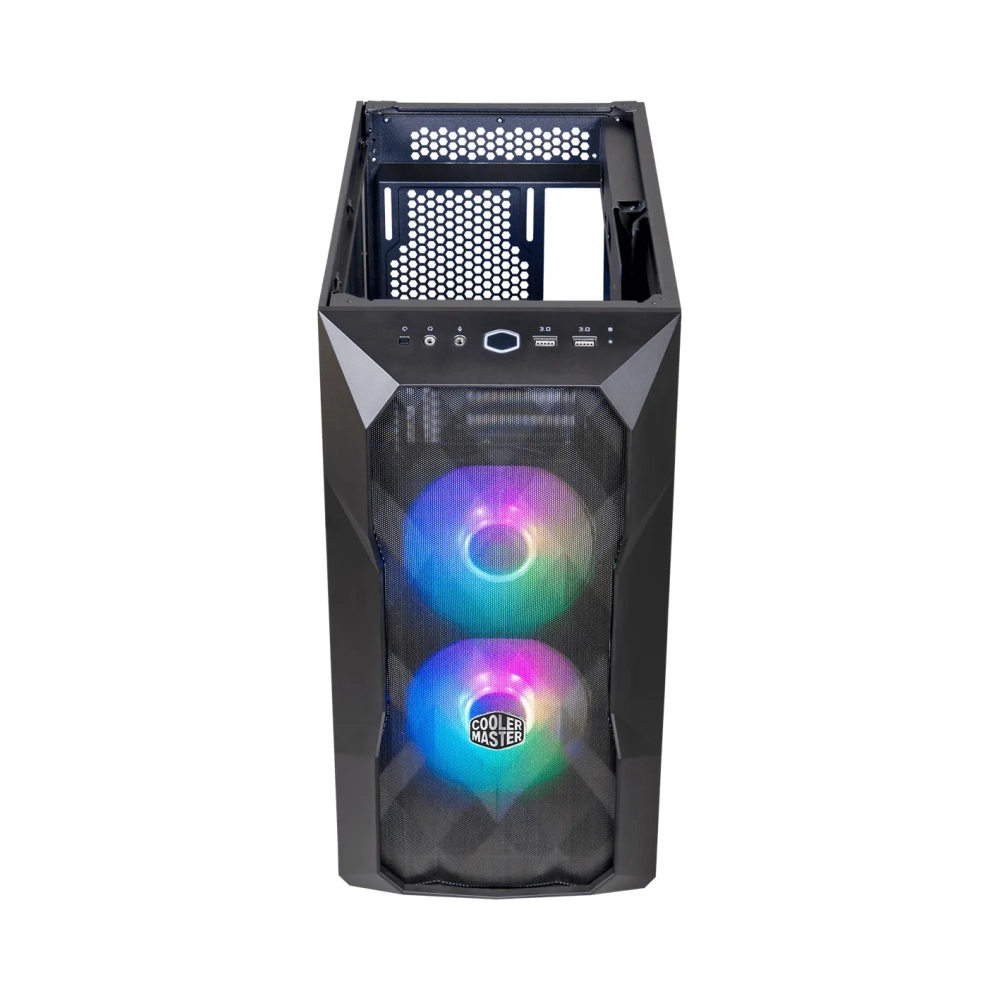 cooler master td300 mini tower pc black micro itxmini itx mesh plastic steel multi