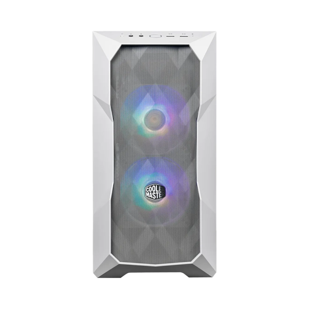 cooler master td300 mini tower pc white micro itxmini itx mesh plastic steel multi