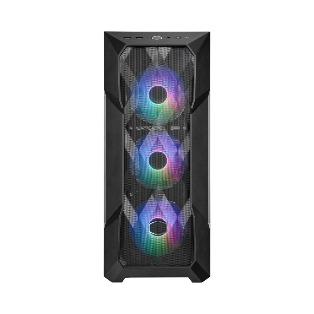cooler master masterbox td500 mesh v2 midi tower pc black atx eatx micro atx mini itx ssi ceb mesh plastic steel tempered glass multi