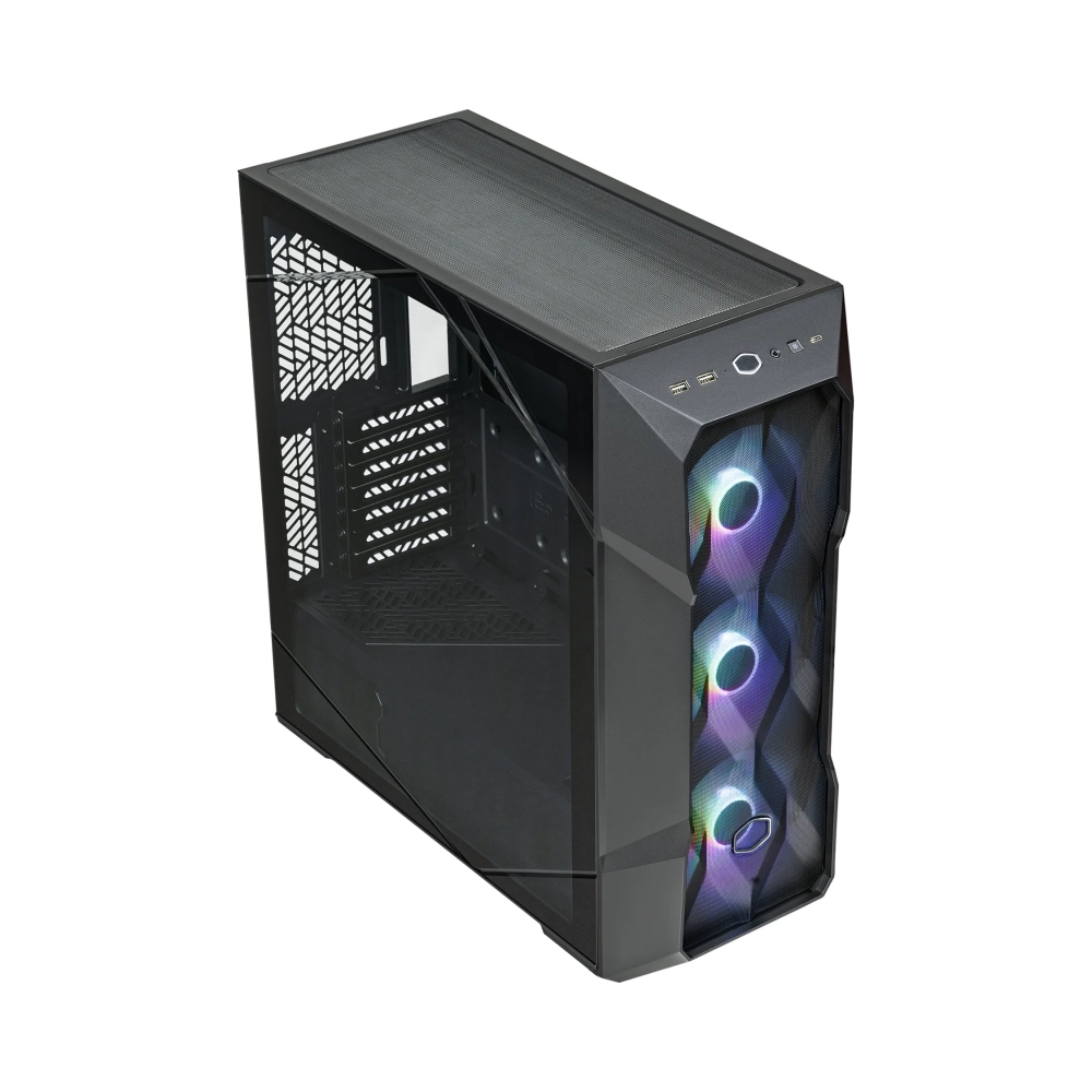 cooler master masterbox td500 mesh v2 midi tower pc black atx eatx micro atx mini itx ssi ceb mesh plastic steel tempered glass multi
