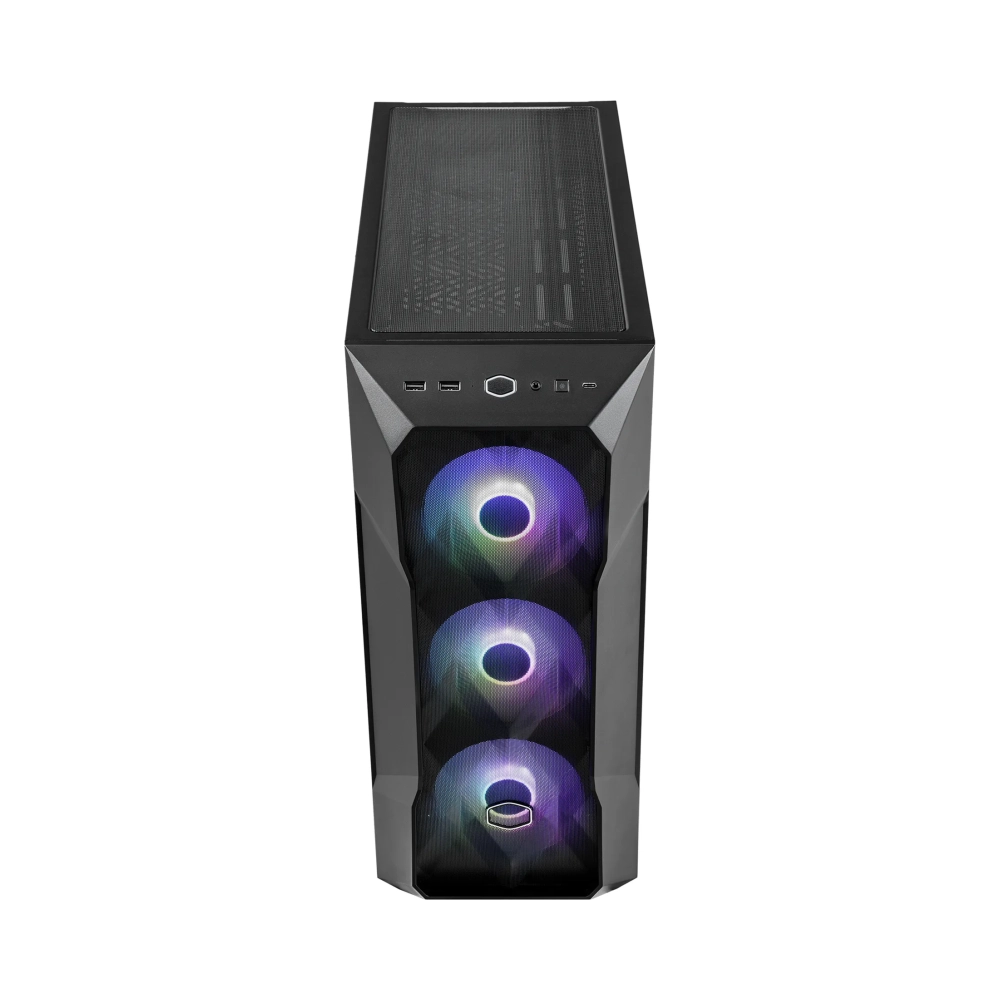 cooler master masterbox td500 mesh v2 midi tower pc black atx eatx micro atx mini itx ssi ceb mesh plastic steel tempered glass multi