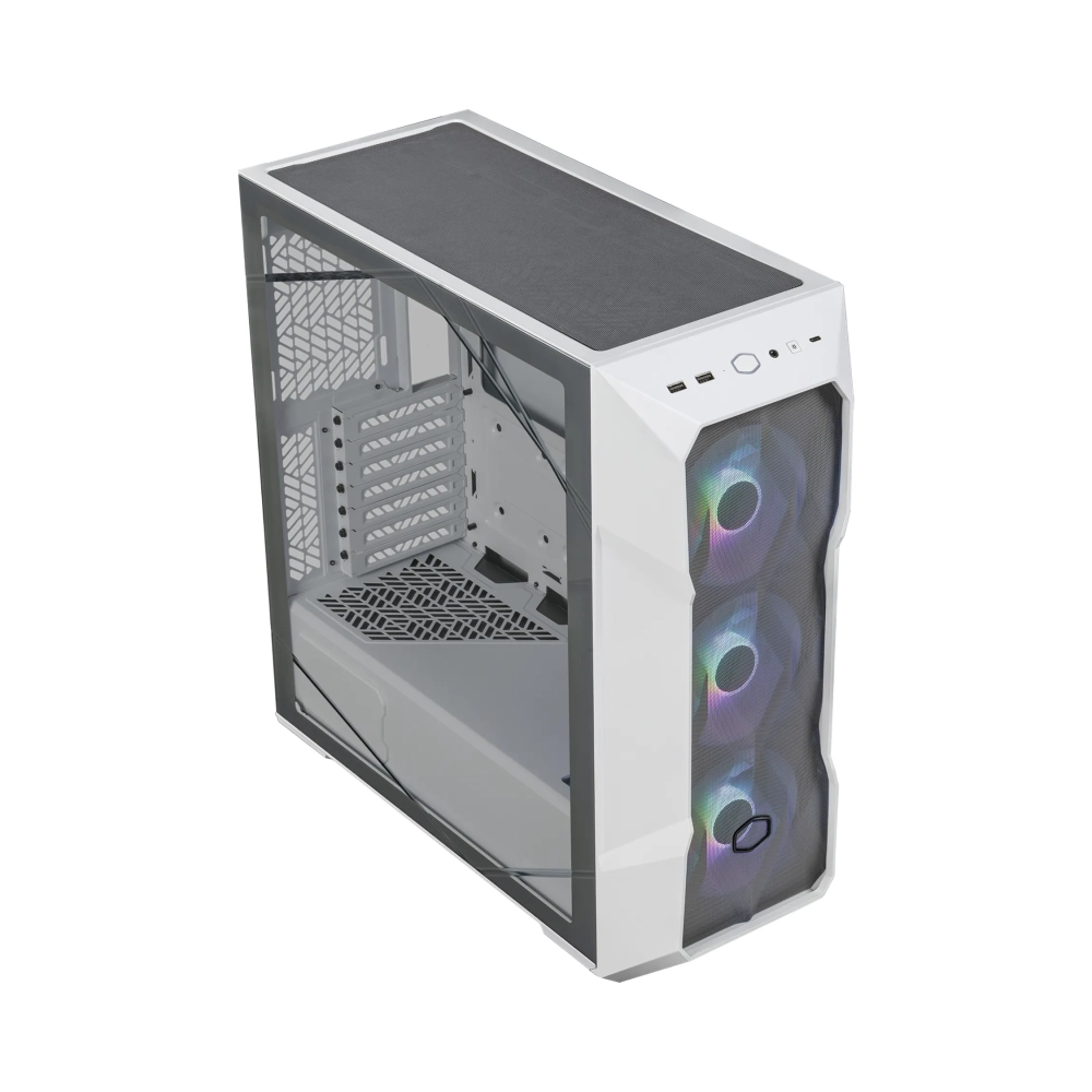 cooler master masterbox td500 mesh v2 midi tower pc white atx micro atx ssi ceb mini itx eatx mesh tempered glass plastic steel multi