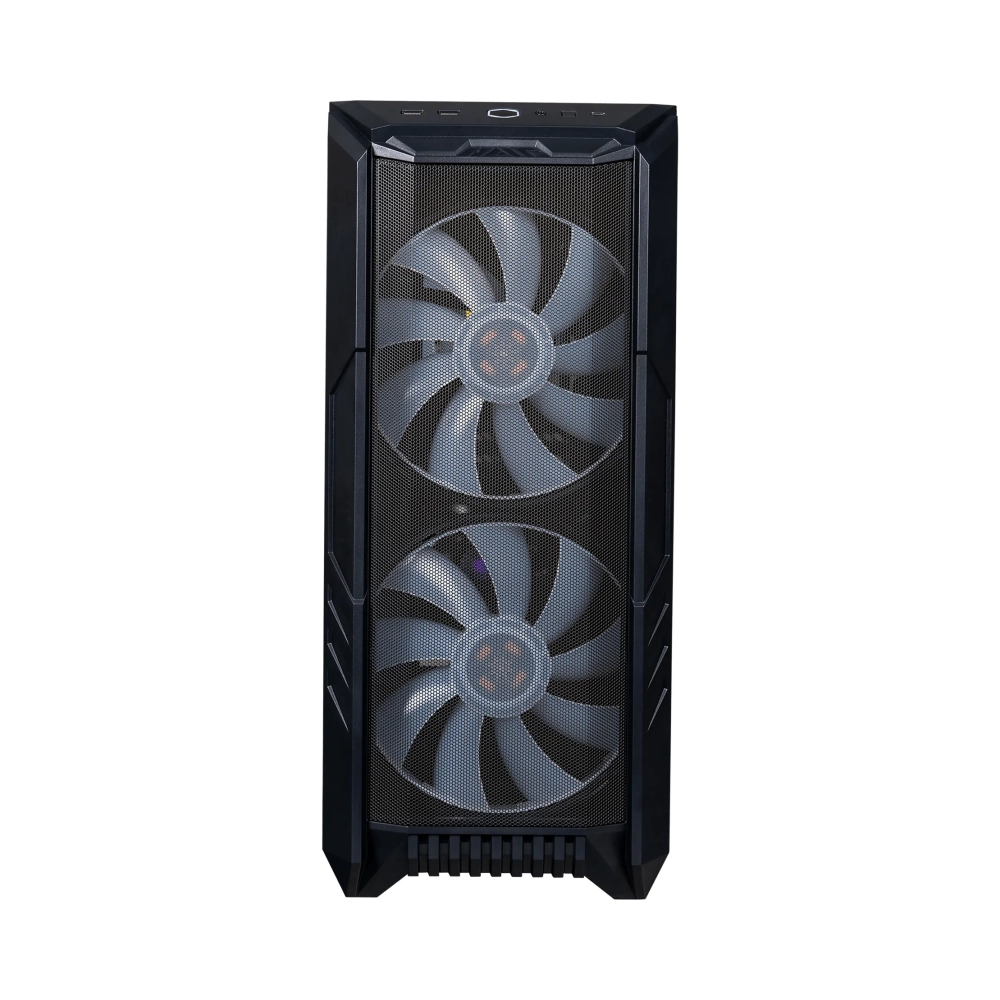 cooler master haf 500 midi tower pc black atx eatx itx micro atx ssi ceb mesh plastic steel tempered glass multi