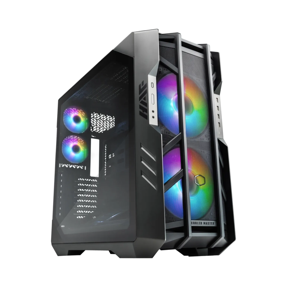 cooler master haf the berserker full tower pc grey titanium atx eatx micro atx mini itx ssi ceb ssi eeb plastic steel tempered glass multi