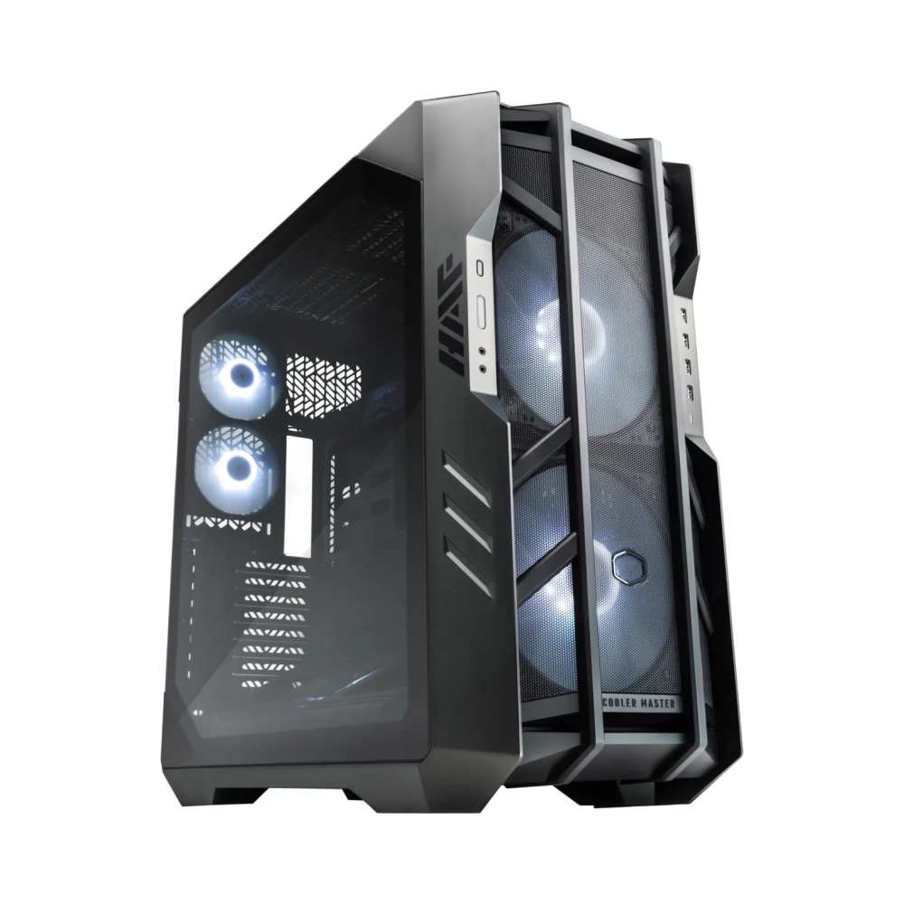 cooler master haf the berserker full tower pc grey titanium atx eatx micro atx mini itx ssi ceb ssi eeb plastic steel tempered glass multi