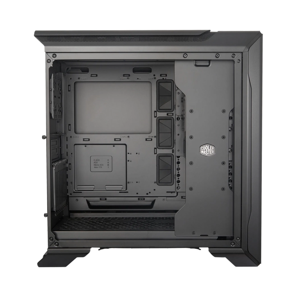 cooler master mastercase sl600m midi tower pc aluminiumsteeltempered glass black atxeatxmicro atxmini itx hddpower