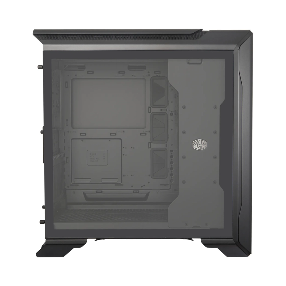 cooler master mastercase sl600m midi tower pc aluminiumsteeltempered glass black atxeatxmicro atxmini itx hddpower