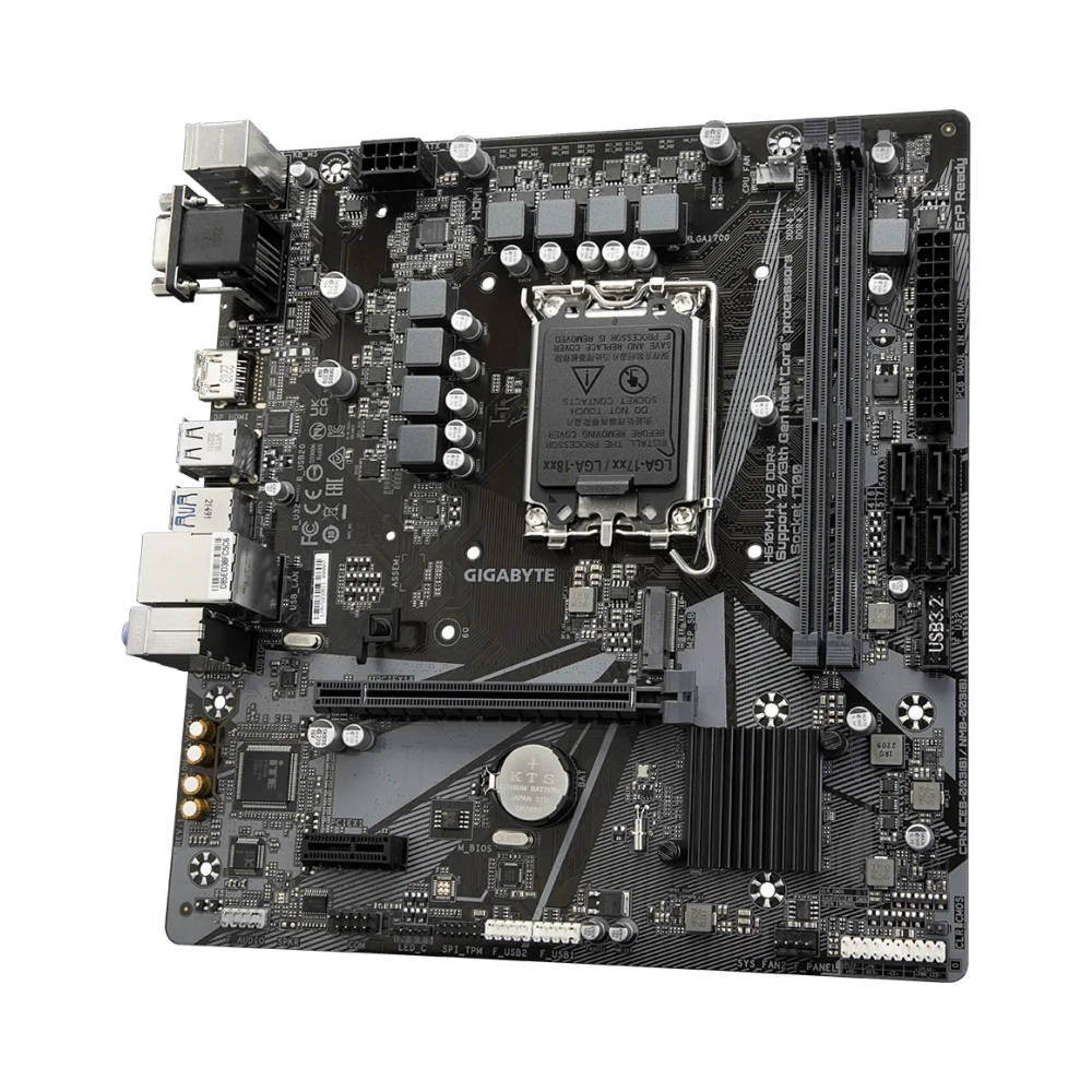 gigabyte h610m h v2 ddr4 intel lga 1700 intel celeron intel core i3 intel core i5 intel core i7 intel core i9 ddr4 sdram 64 gb dimm