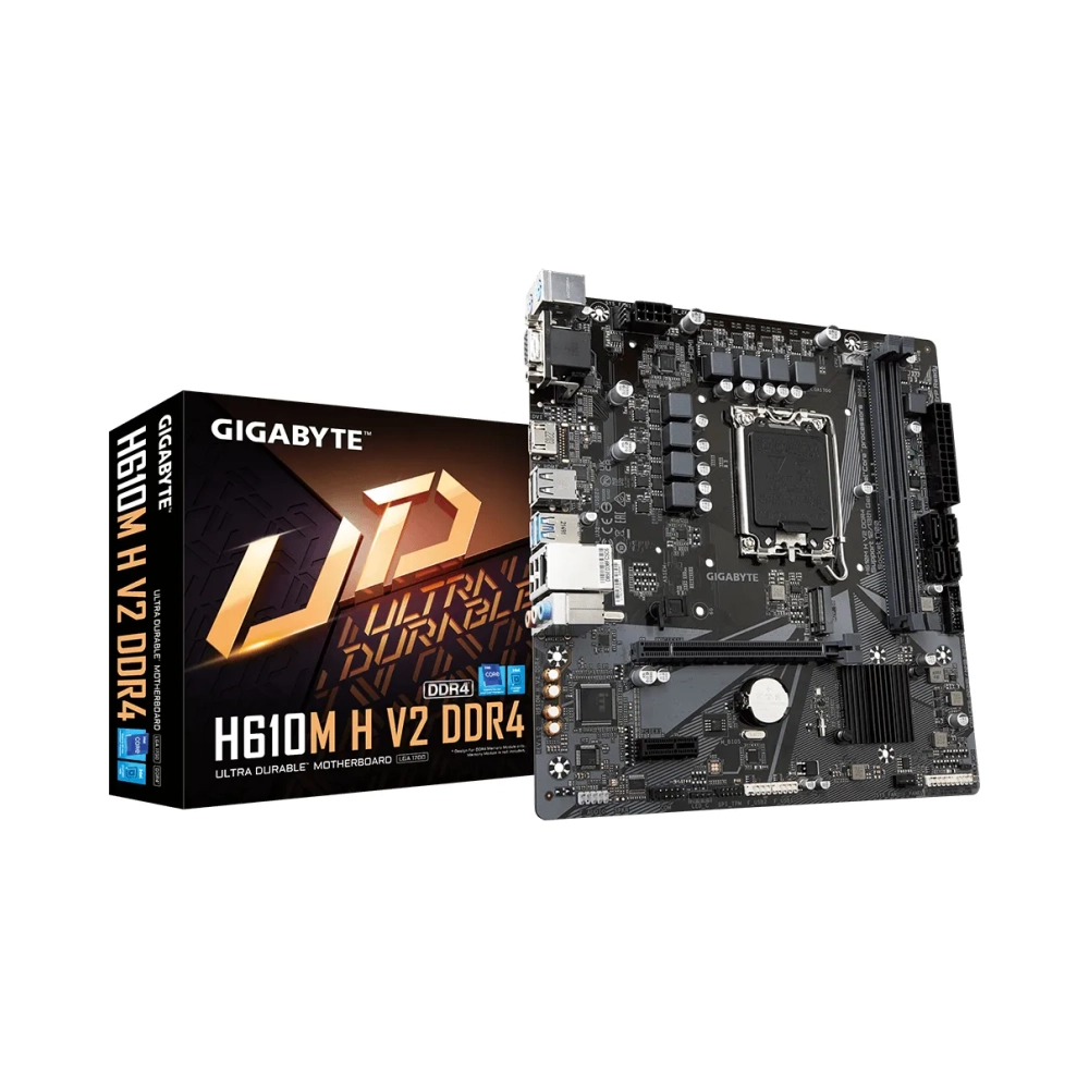 gigabyte h610m h v2 ddr4 intel lga 1700 intel celeron intel core i3 intel core i5 intel core i7 intel core i9 ddr4 sdram 64 gb dimm