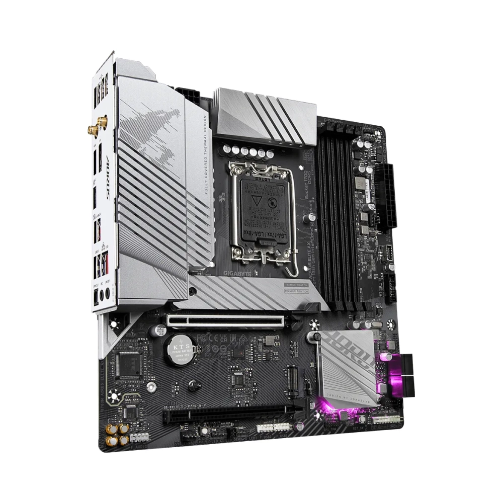 gigabyte b760m aorus elite ax motherboard supports intel core 14th gen cpus 1211 phases digital vrm up to 7800mhz ddr5 oc 2xpcie 40 m2 wi fi 6e 25gbe lan usb 32 gen 2 intel lga 1700 intel celeron intel core i3 intel core i5 intel core i7 intel core i9 lga 1700 192 gb ddr5 sdram