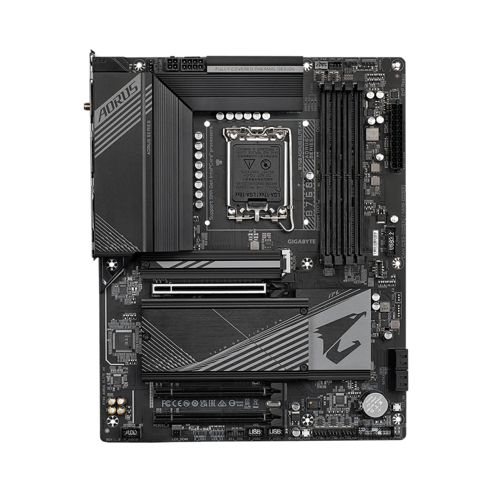 gigabyte b760 aorus elite ax rev 10 intel lga 1700 intel celeron intel core i3 intel core i5 intel core i7 intel core i9 lga 1700 ddr5 sdram 128 gb